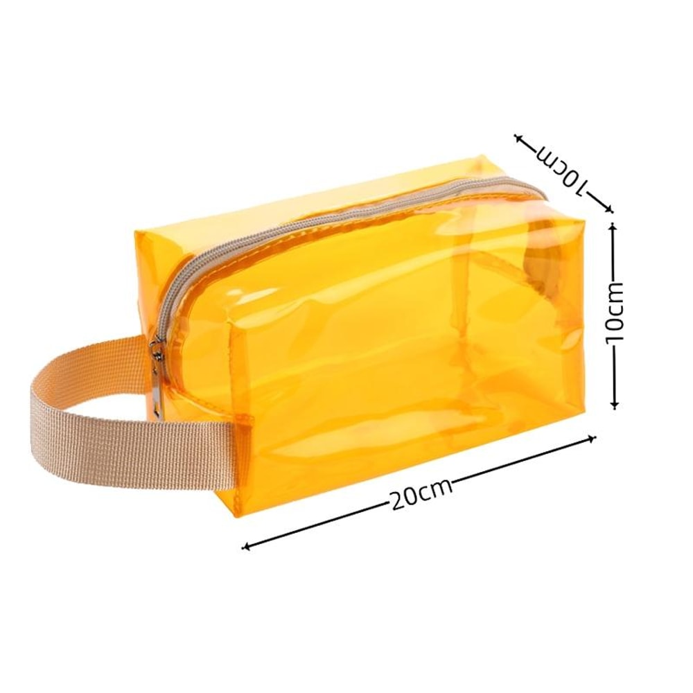 Dazzling Waterproof PVC Cosmetic Toiletry Bag Travel Handbag 3