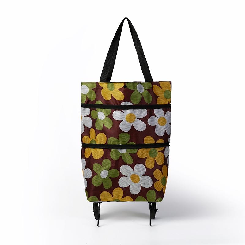 Portable Cloth Shopping Bag Foldable Grocery Cart 9