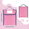 Handheld Book Bag With Transparent Name Tag Pocket Tutorial Bag For Kids 6