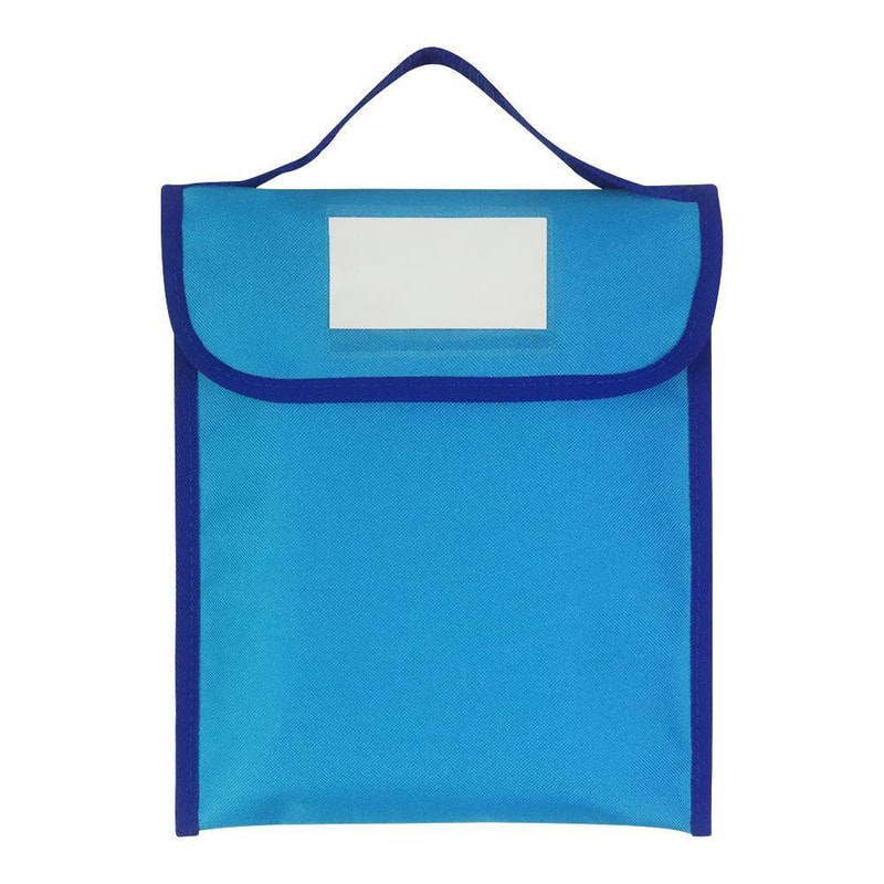 Handheld Book Bag With Transparent Name Tag Pocket Tutorial Bag For Kids 9