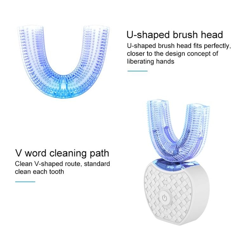 Silicone Electric Automatic Toothbrush With Cleaning Modes 12