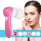 Facial Cleansing Brush Electric Face Massager and Exfoliating Skin Care Brush