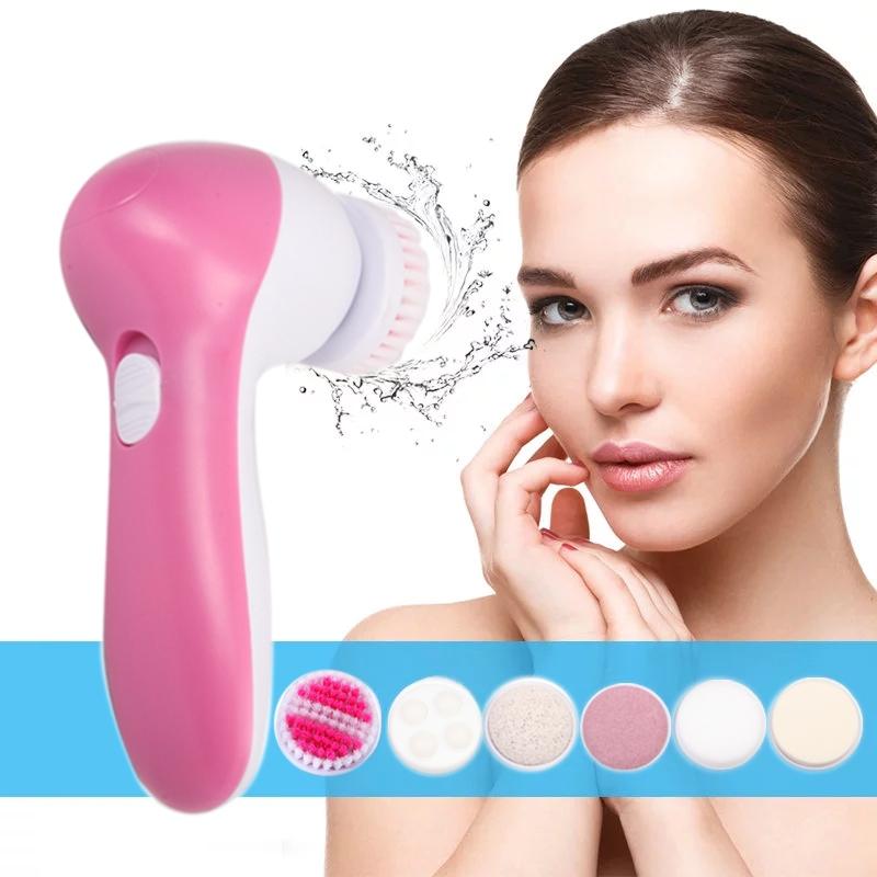 Facial Cleansing Brush Electric Face Massager and Exfoliating Skin Care Brush