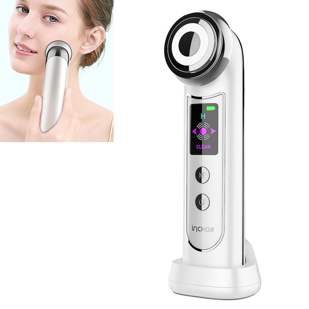 Wireless Facial Massager with LED Light Therapy