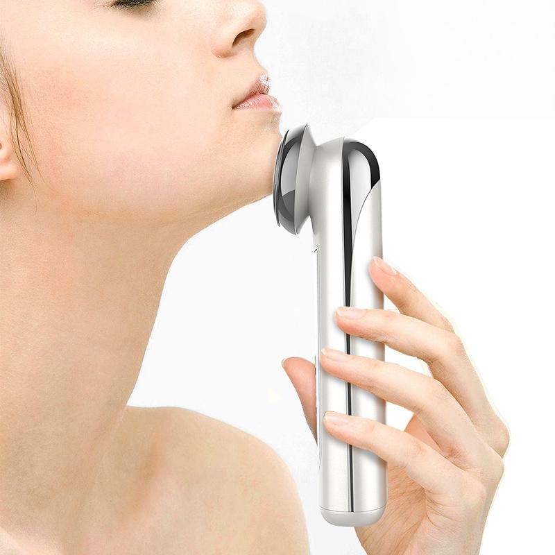 Wireless Facial Massager with LED Light Therapy