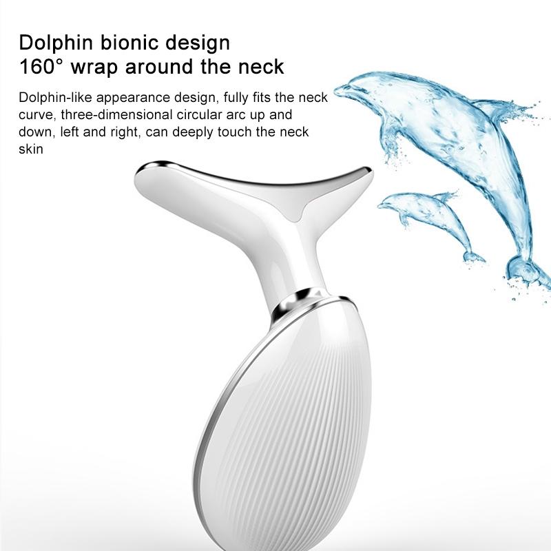 Neck Beauty Device With EMS Microcurrent And Warm Light Therapy 2
