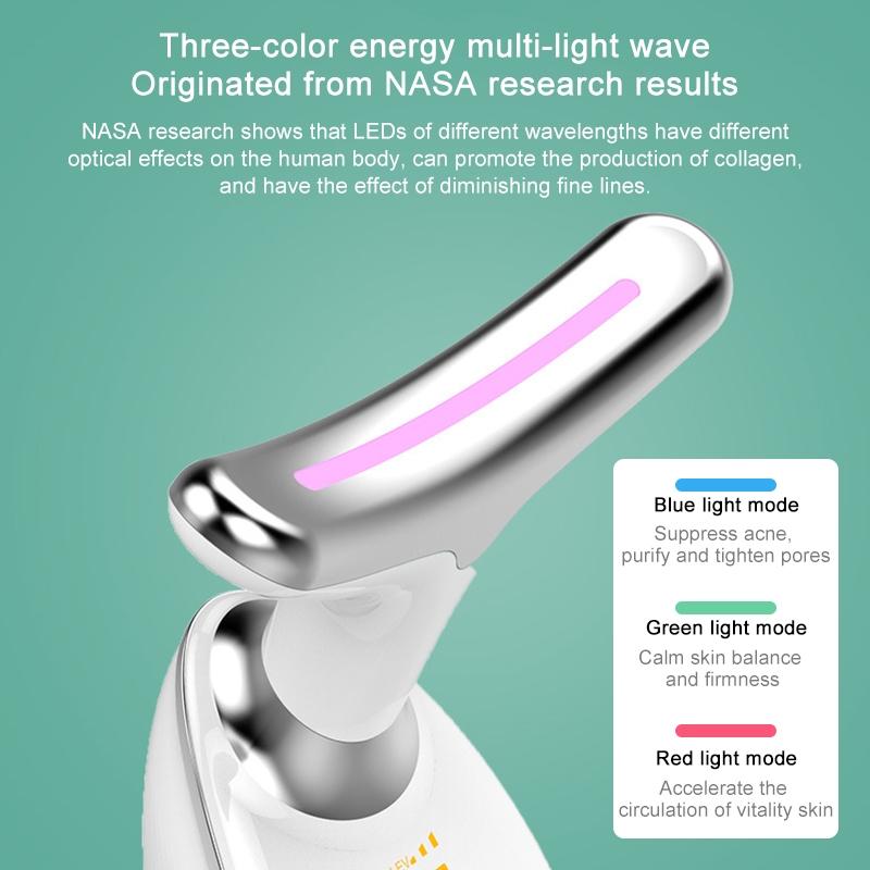 Neck Beauty Device With EMS Microcurrent And Warm Light Therapy 5