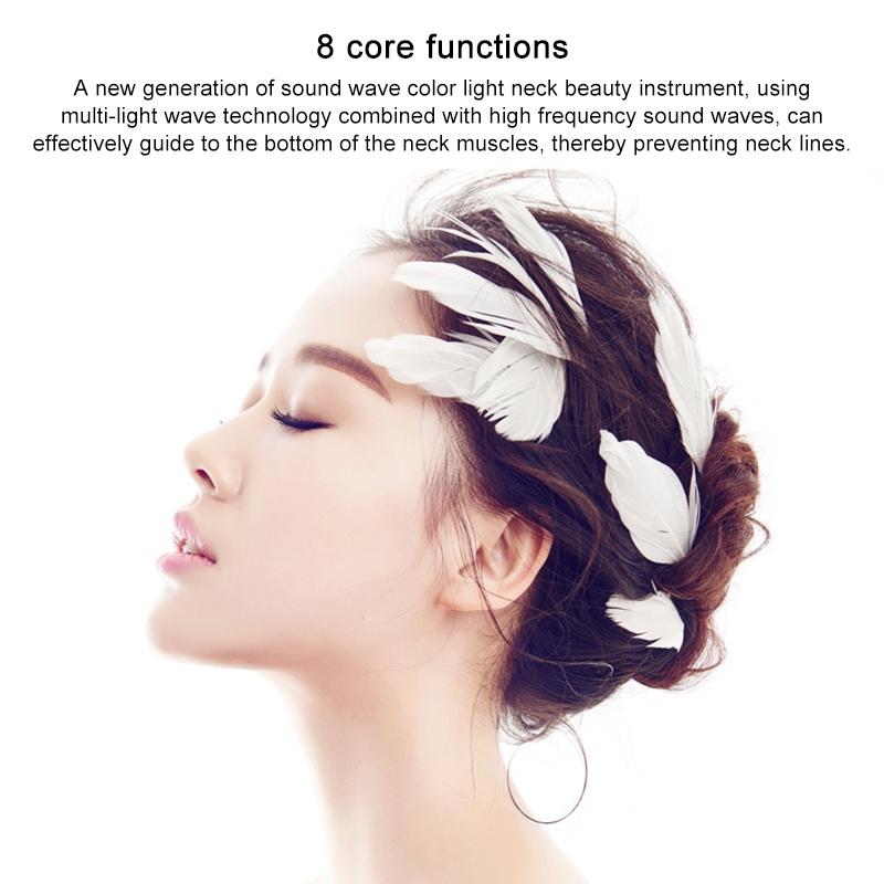 Neck Beauty Device With EMS Microcurrent And Warm Light Therapy 6