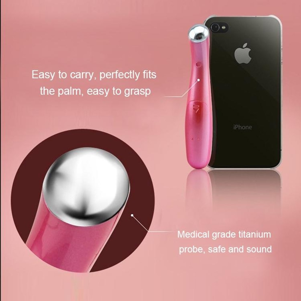 Ion Vibration Eye Massager Pen For Under Eye Puffiness Dark Circles Fine Lines 5