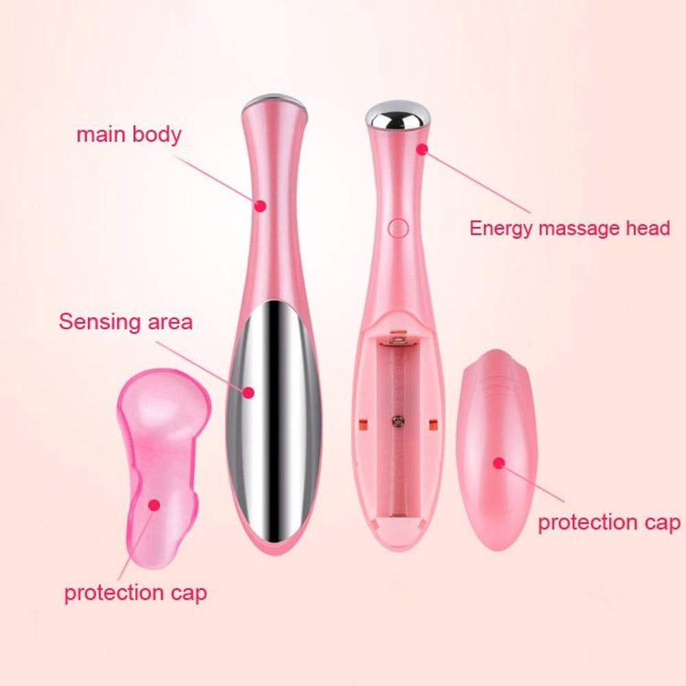 Ion Vibration Eye Massager Pen For Under Eye Puffiness Dark Circles Fine Lines 7