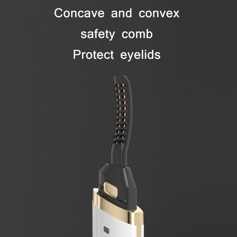 Rechargeable Heated Eyelash Curler USB Electric Lash Styling Tool 3
