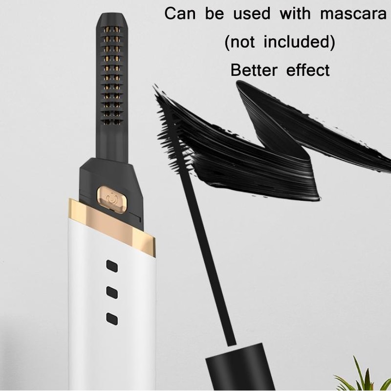 Rechargeable Heated Eyelash Curler USB Electric Lash Styling Tool 4
