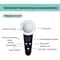 Hot and Cold Facial Massager with LED Light Therapy USB Rechargeable Skincare Tool