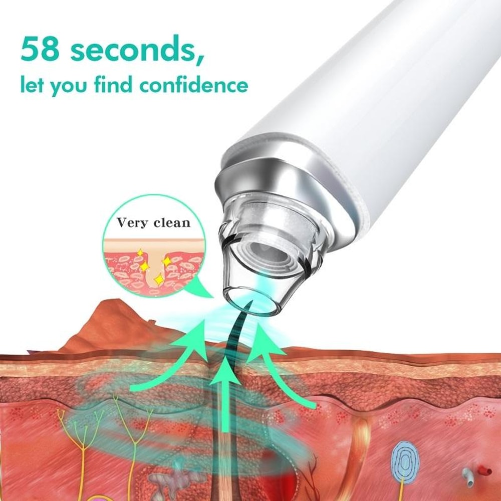 WiFi Blackhead Remover with Camera Pore Vacuum Cleaner