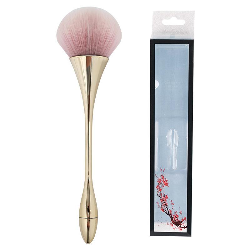 Large Round Head Synthetic Makeup Brush For Powder Blush And Smooth Blending 9