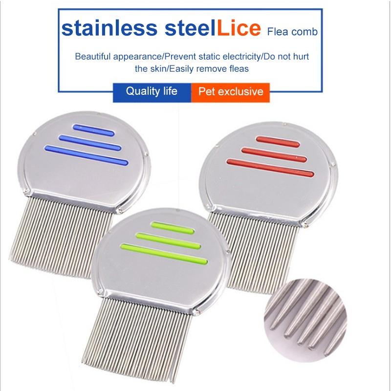 Stainless Steel Dog Flea Comb For Cats And Pets Fine Tooth Grooming Comb 5