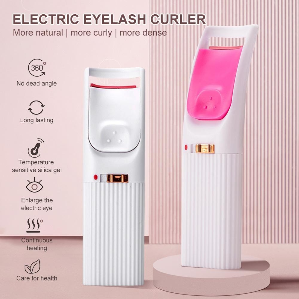 Zero Damage Heated Eyelash Curler For Natural Long Lasting Lift 1