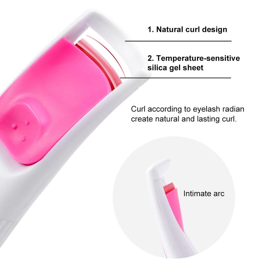 Zero Damage Heated Eyelash Curler For Natural Long Lasting Lift 3