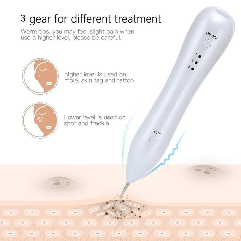 USB Plasma Pen Dark Spot Remover for Freckles Warts and Skin Tags