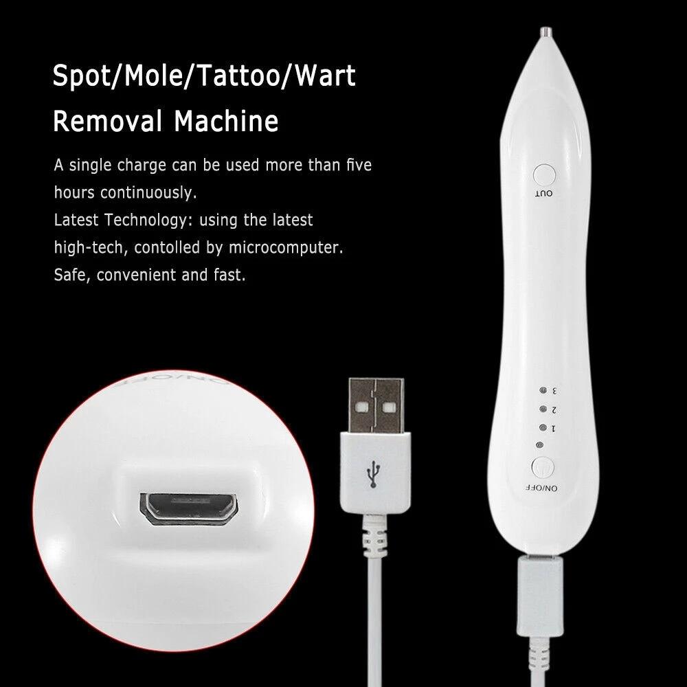 USB Plasma Pen Dark Spot Remover for Freckles Warts and Skin Tags
