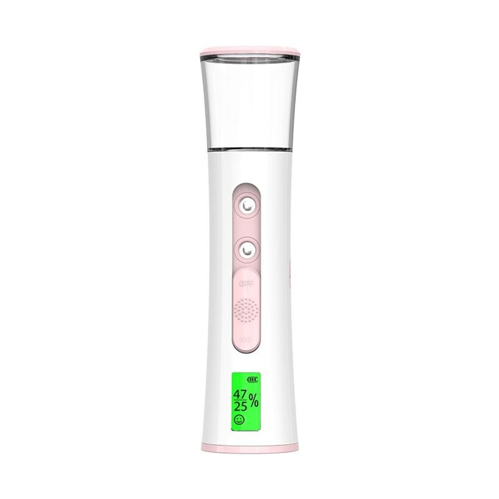 Dual Nozzle Nano Facial Mist Sprayer with Skin Moisture Tester