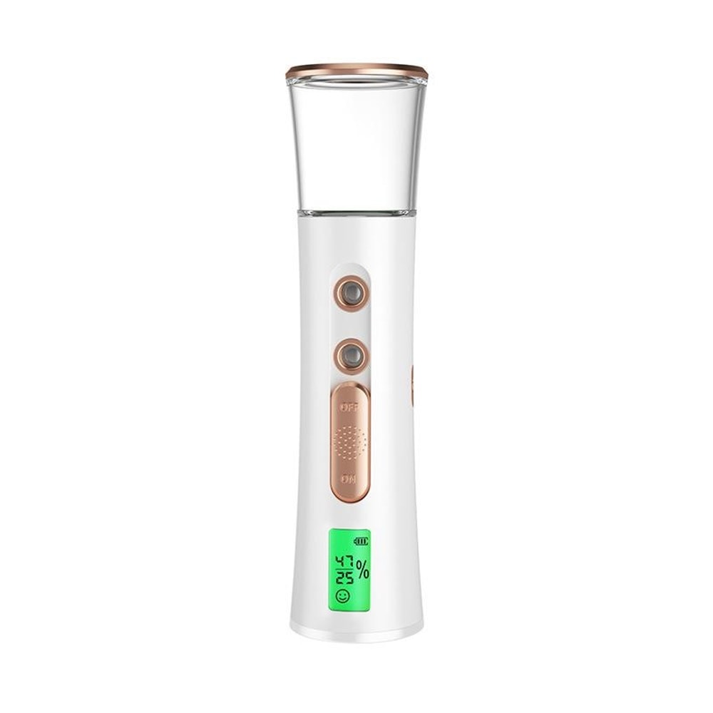 Dual Nozzle Nano Facial Mist Sprayer with Skin Moisture Tester