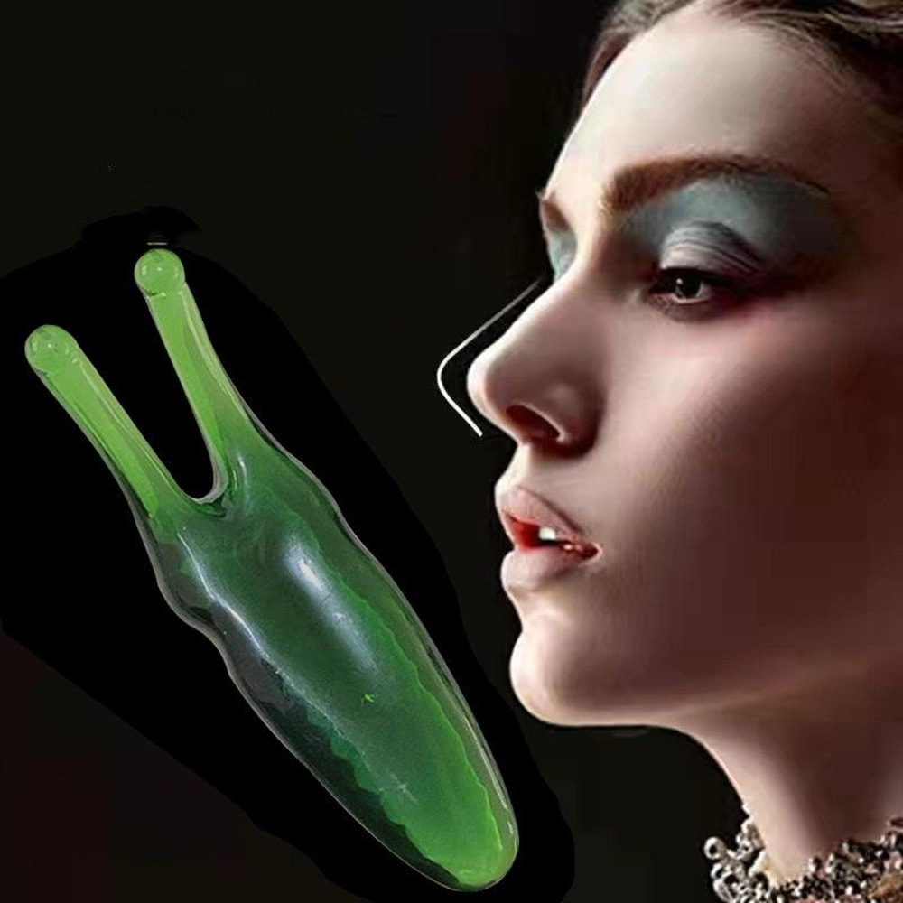 Tender Nose Massager Natural Resin Nose Scraping Tool For Facial Massage 4