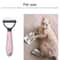 Dog Dematting Comb With Stainless Steel Teeth And Non Slip Handle For Cats And Dogs 3