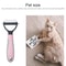 Dog Dematting Comb With Stainless Steel Teeth And Non Slip Handle For Cats And Dogs 3