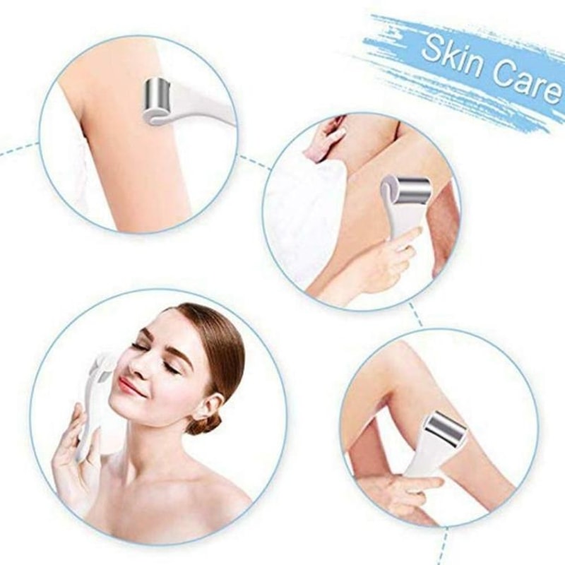 Stainless Steel Ice Roller Face Massager For Cooling Lift And Firming Care 9