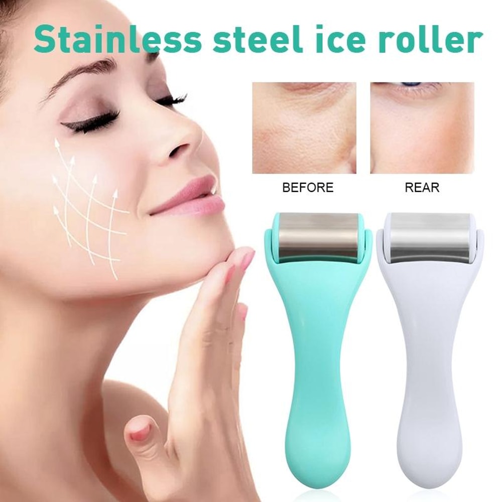 Stainless Steel Ice Roller Face Massager For Cooling Lift And Firming Care 2
