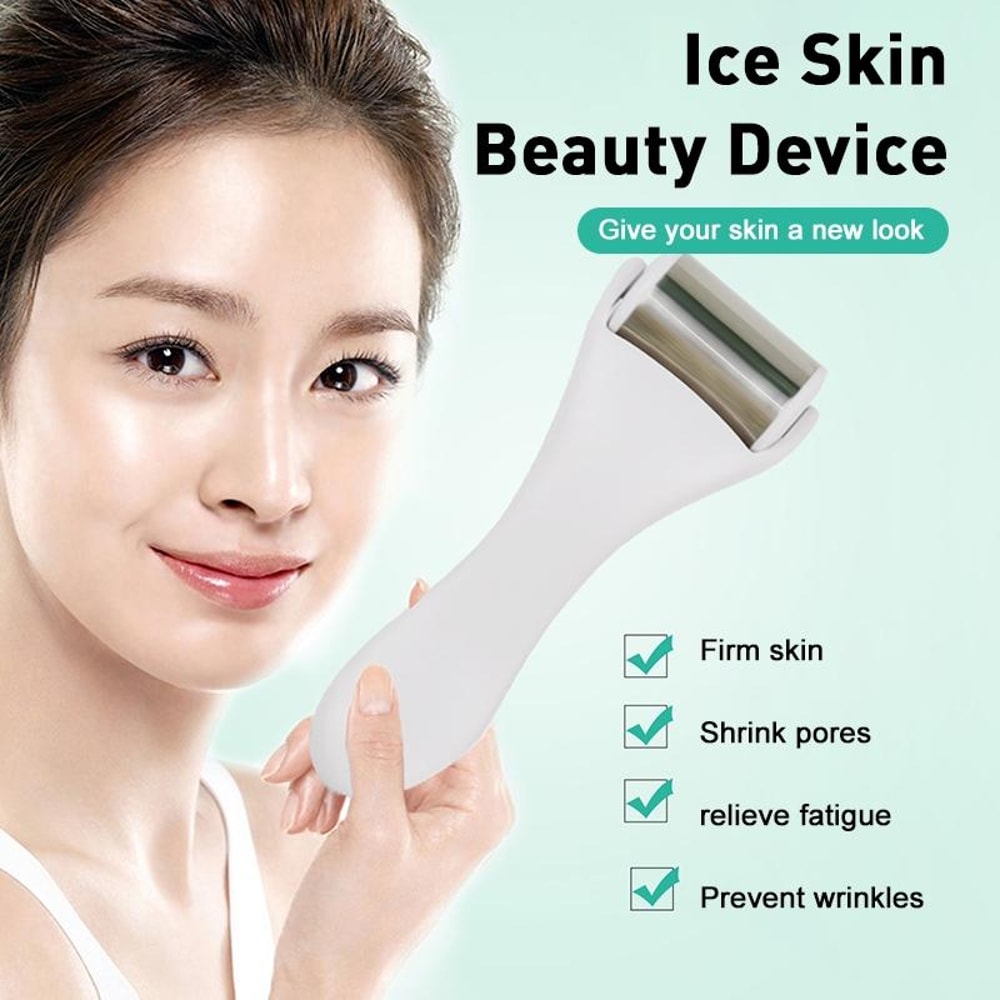 Stainless Steel Ice Roller Face Massager For Cooling Lift And Firming Care 5