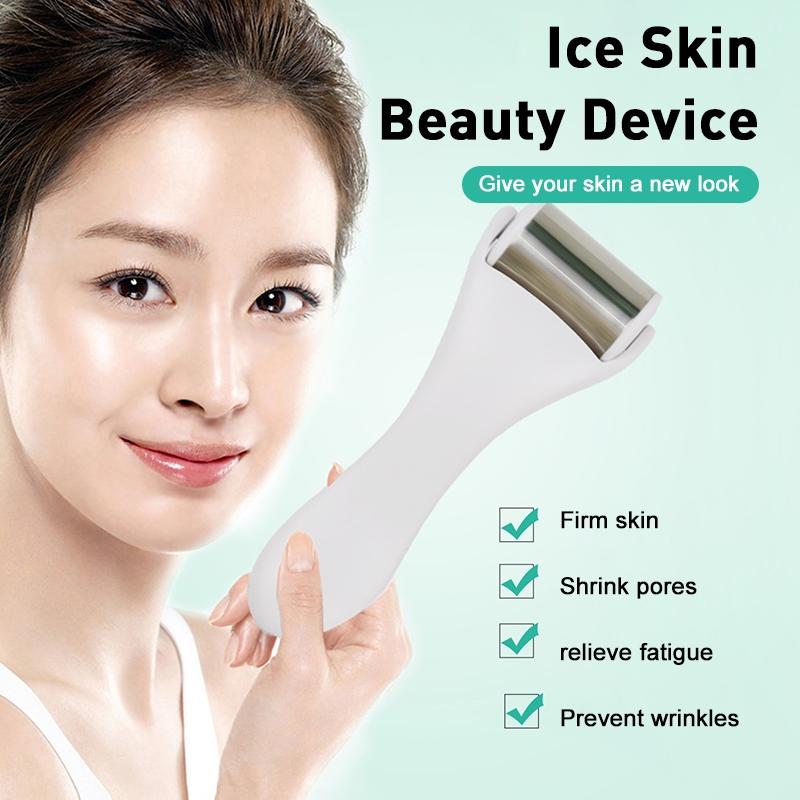 Stainless Steel Ice Roller Face Massager For Cooling Lift And Firming Care 5