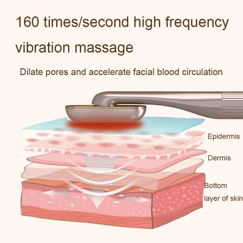 Microcurrent Face Massager With RF Therapy And Rotating Beauty Wand 5