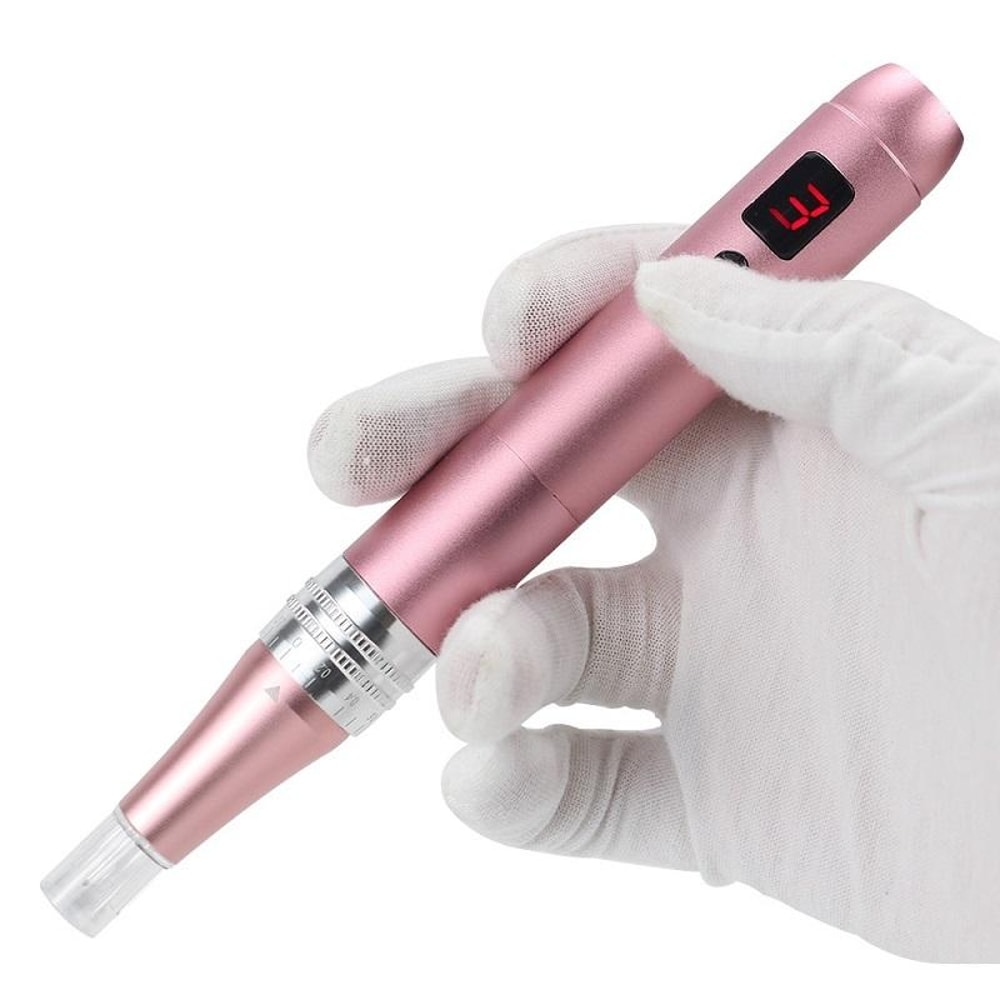 Nano Electric Microneedle Pen For Skincare Absorption And Facial Care 3