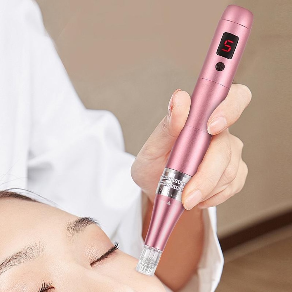 Nano Electric Microneedle Pen For Skincare Absorption And Facial Care 4