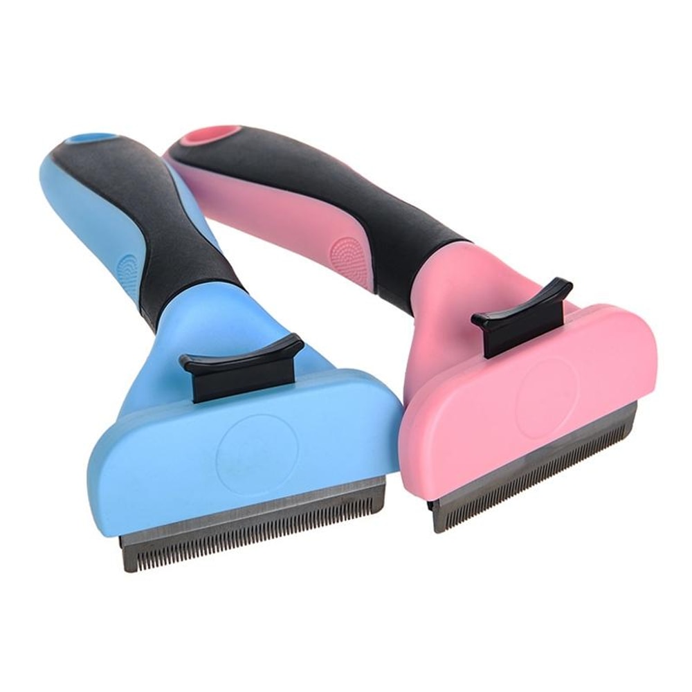 Double Sided Pet Dematting Comb For Dogs And Cats Stainless Steel Knot Remover 3