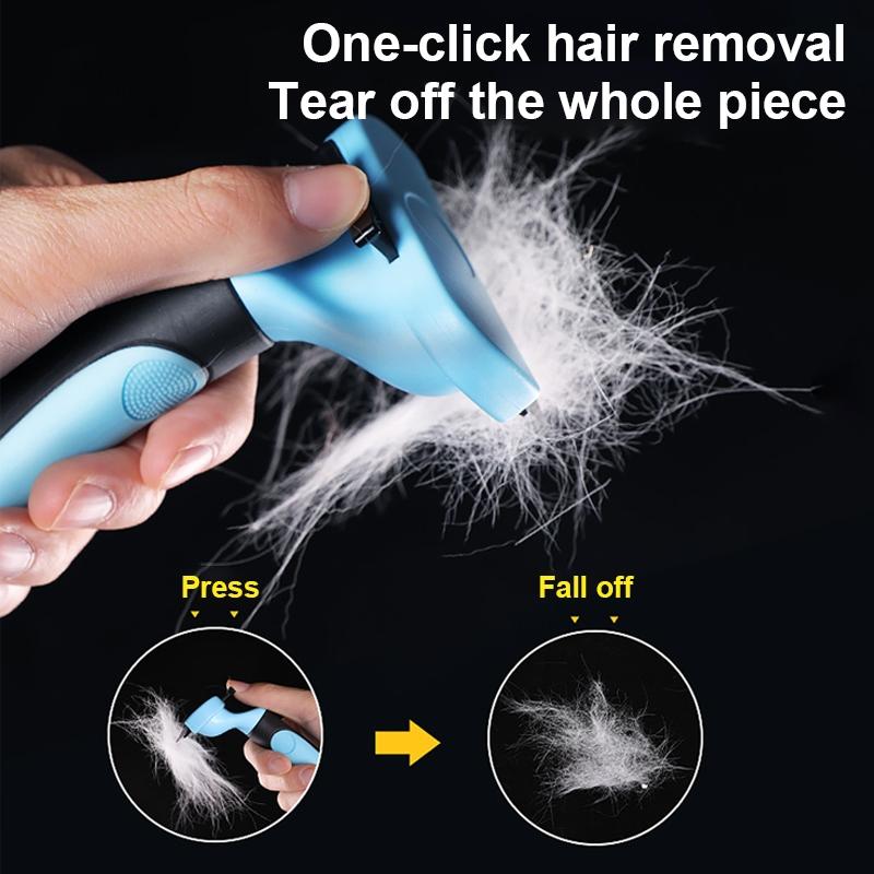 Double Sided Pet Dematting Comb For Dogs And Cats Stainless Steel Knot Remover 7