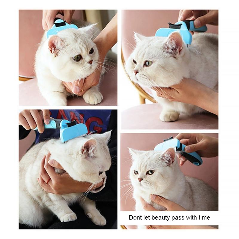 Double Sided Pet Dematting Comb For Dogs And Cats Stainless Steel Knot Remover 9