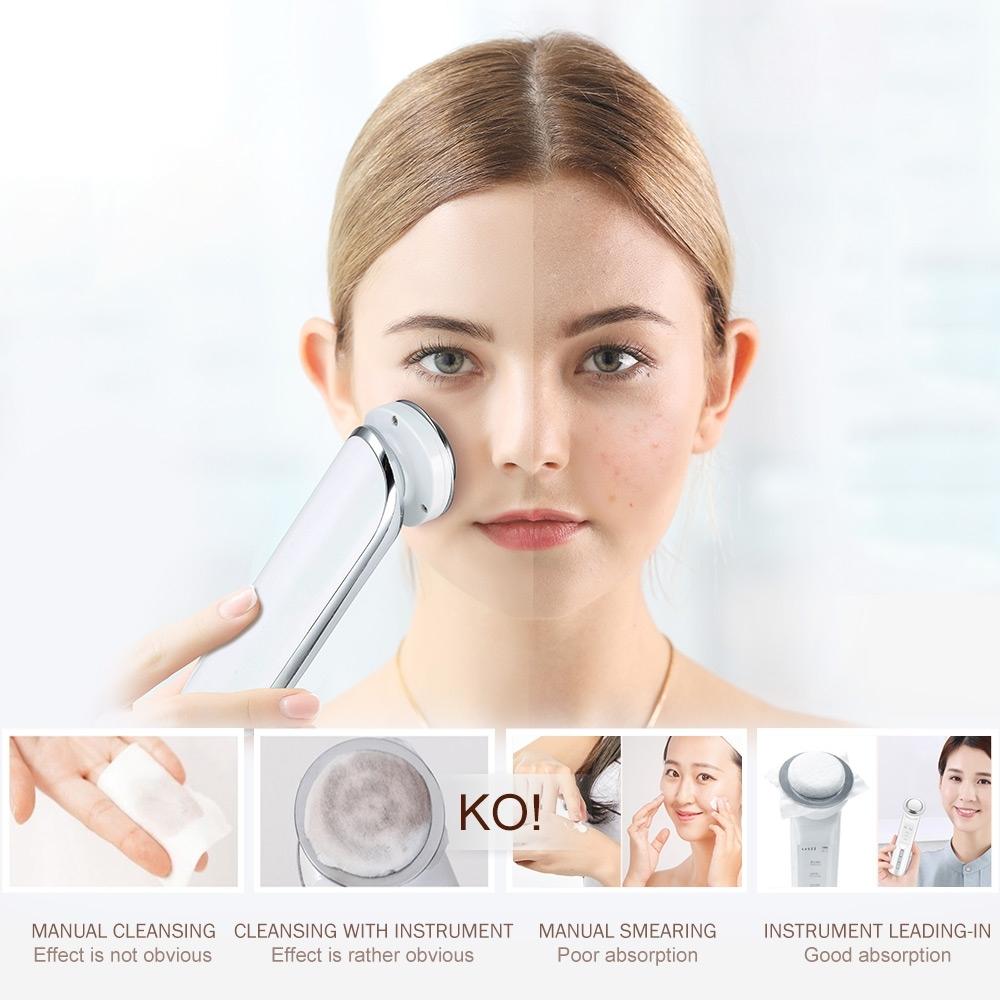 Microcurrent Ion Facial Cleansing Massager For Deep Clean Skin Rejuvenation 2