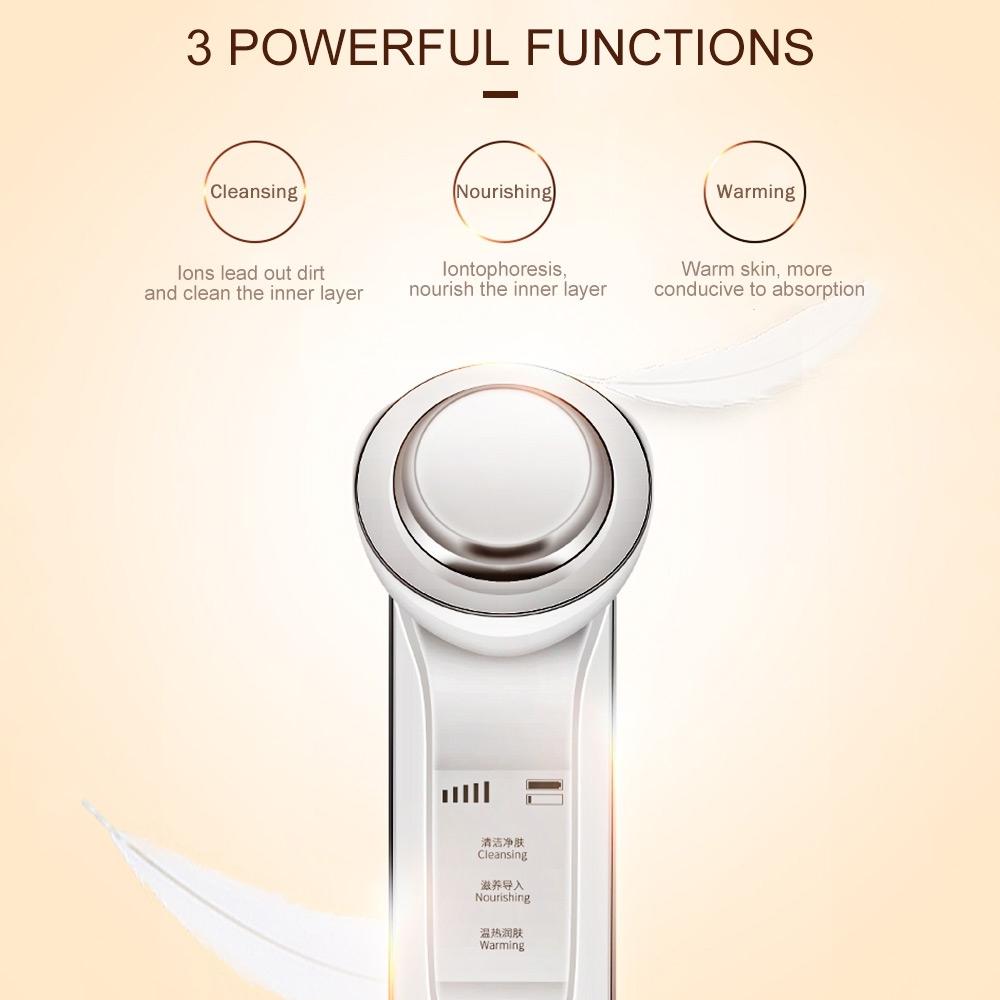 Microcurrent Ion Facial Cleansing Massager For Deep Clean Skin Rejuvenation 11