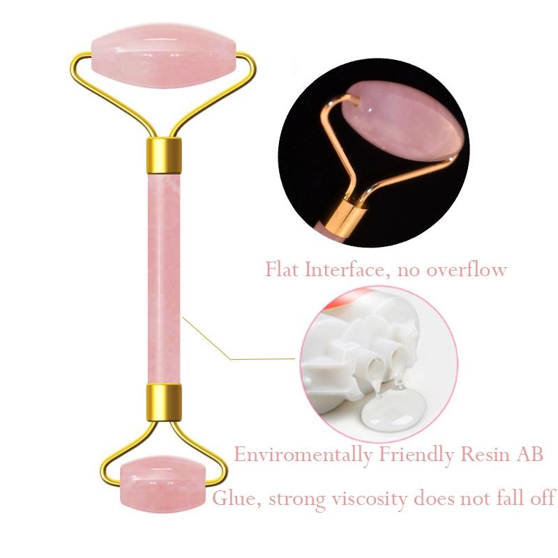 Quartz Roller and Jade Face Roller for Face and Body Massage