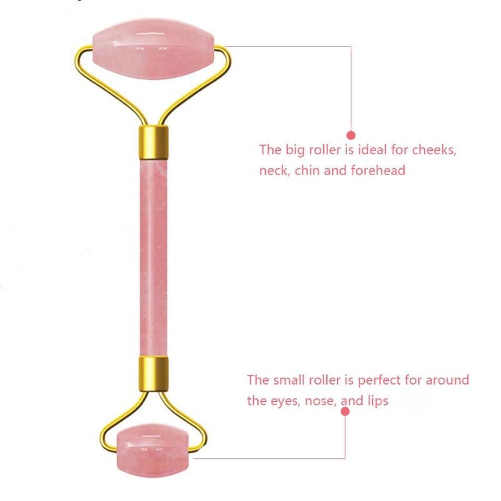 Quartz Roller and Jade Face Roller for Face and Body Massage