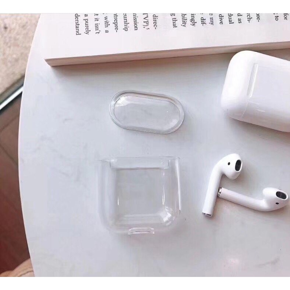 Clear AirPods Case with Hook Portable Protective Cover