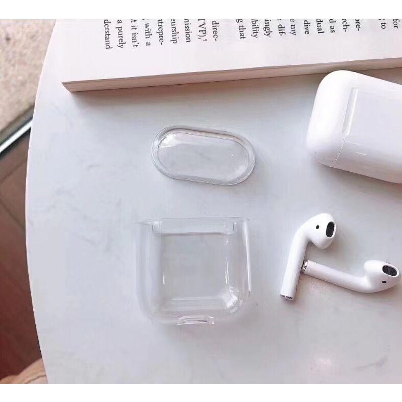 Clear AirPods Case with Hook Portable Protective Cover