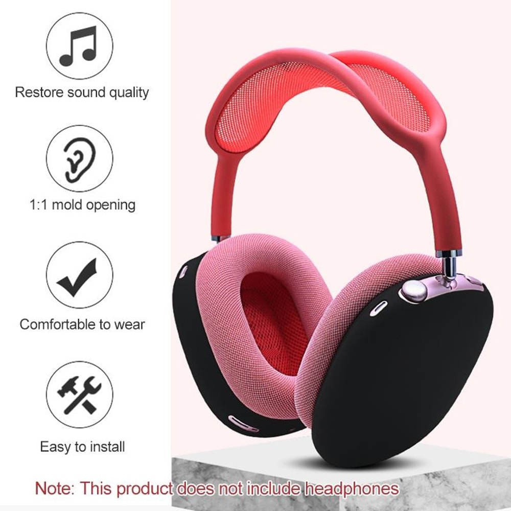 Full Coverage AirPods Max Case Silicone Anti Scratch Ear Cup Covers 2