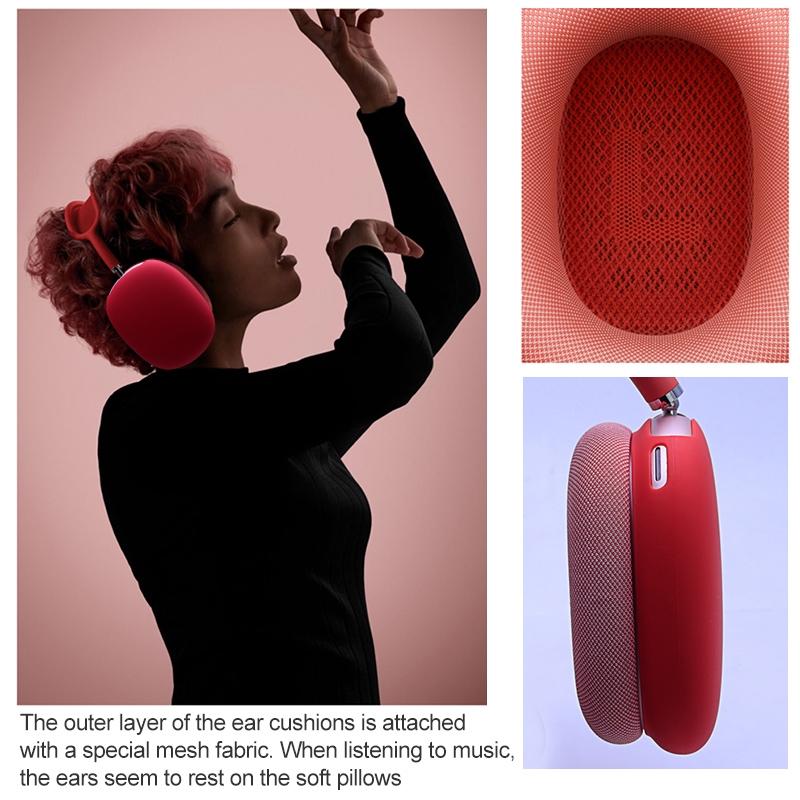 Full Coverage AirPods Max Case Silicone Anti Scratch Ear Cup Covers 7