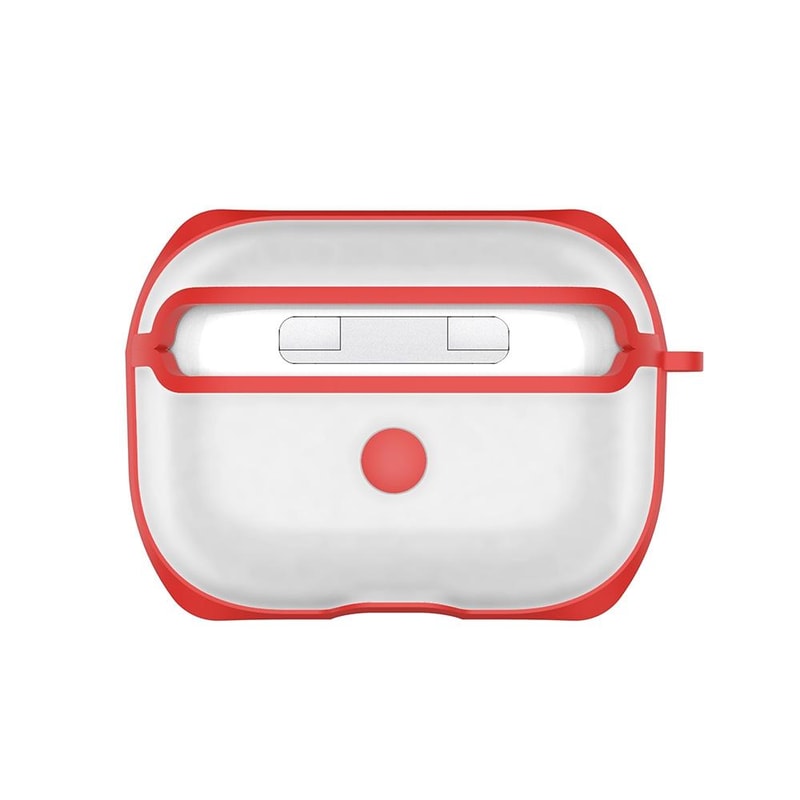 Transparent AirPods Pro Case With Hook Shockproof PC TPU Cover For Wireless Charging 5