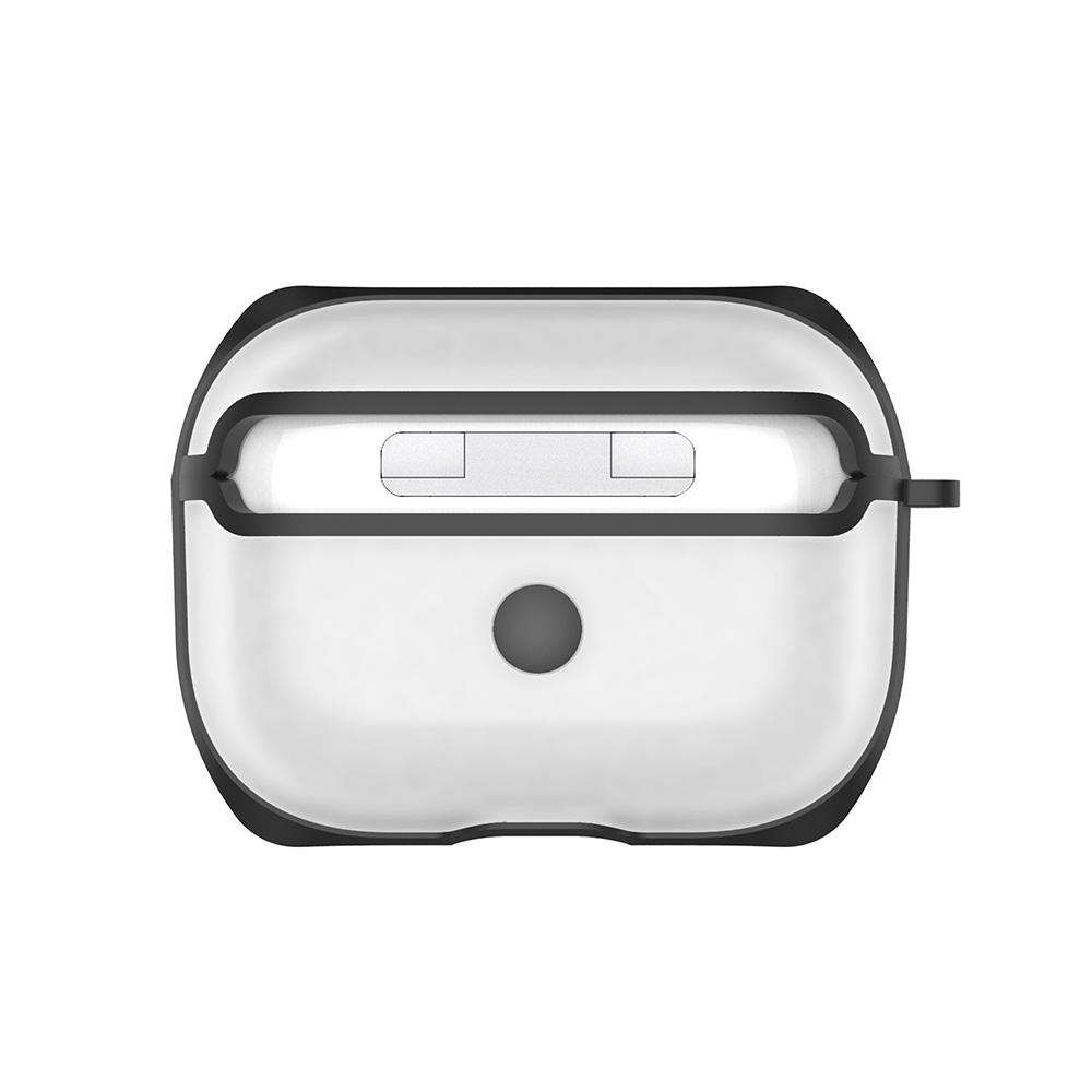 Transparent AirPods Pro Case With Hook Shockproof PC TPU Cover For Wireless Charging 4