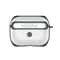 Transparent AirPods Pro Case with Hook, Shockproof PC TPU Cover for Wireless Charging